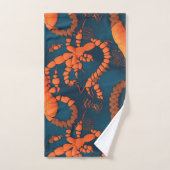 Scorpion geometrisch kleurrijk gepersonaliseerd pa bad handdoek (Handdoek)