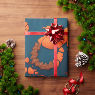 Scorpion geometrisch kleurrijk gepersonaliseerd pa cadeaupapier