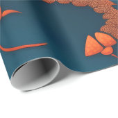 Scorpion geometrisch kleurrijk gepersonaliseerd pa cadeaupapier (Rol Hoek)