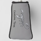 Scorpion Icon Golf Head Hoesje Golfheadcover (Draai 90)
