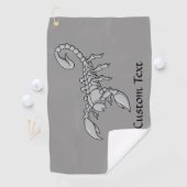 Scorpion Icon Golf Towel Golfhanddoek (Insitu)