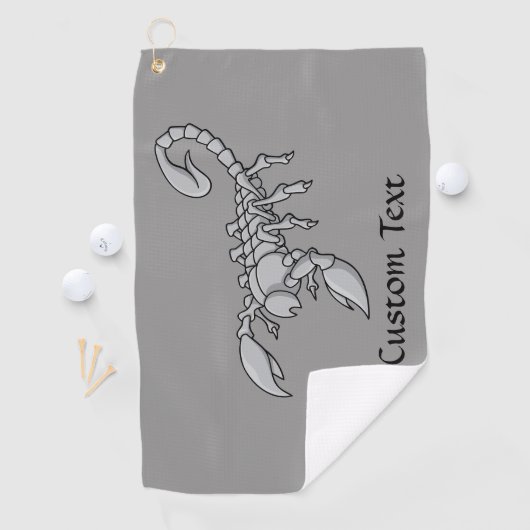 Scorpion Icon Golf Towel Golfhanddoek (Insitu)