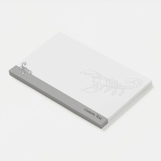Scorpion Icon Post-it Notes (Schuin)