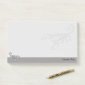 Scorpion Icon Post-it Notes (Op bureau)