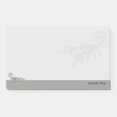 Scorpion Icon Post-it Notes (Voorkant)