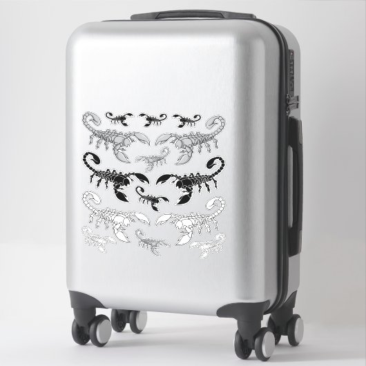 Scorpion Icon Sticker Set (Koffer)