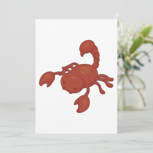 Scorpion Kaart (Staand voorkant)