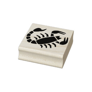 scorpion - kunststempel rubberstempel