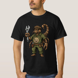 Scorpion Mechanic - Woestijn Garage Sleutel T-shir T-shirt