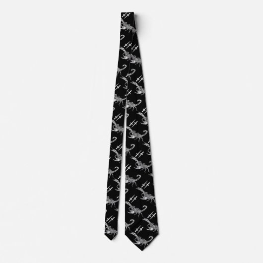 Scorpion Necktie Stropdas (Achterkant)