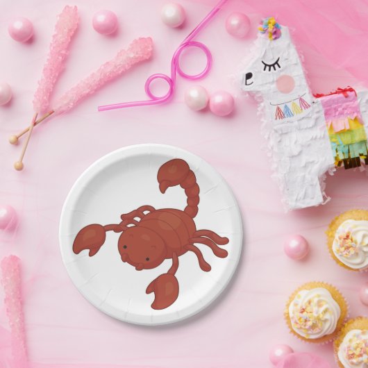 Scorpion Papieren Bordje (Feest)