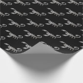 Scorpion Patroon Cadeaupapier (Hoek)