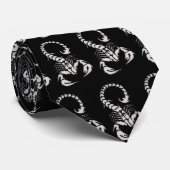 Scorpion Pattern Unisex Stropdas (Opgerold)