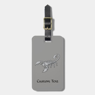Scorpion-pictogram Bagagelabel