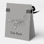 Scorpion-pictogram Bedankdoosjes (Achterkant)