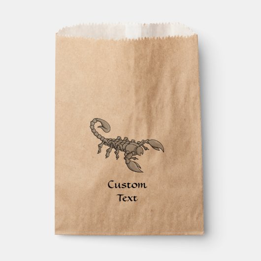 Scorpion-pictogram Bedankzakje (Voorkant)