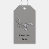 Scorpion-pictogram Cadeaulabel (Voorkant)
