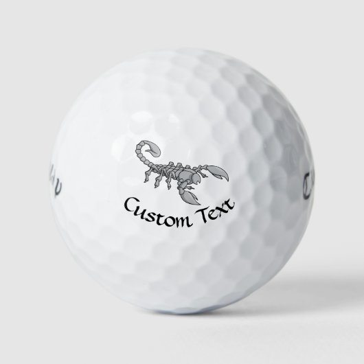 Scorpion-pictogram Golfballen (Voorkant)