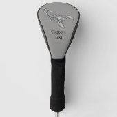 Scorpion-pictogram Golfheadcover (Voorkant)