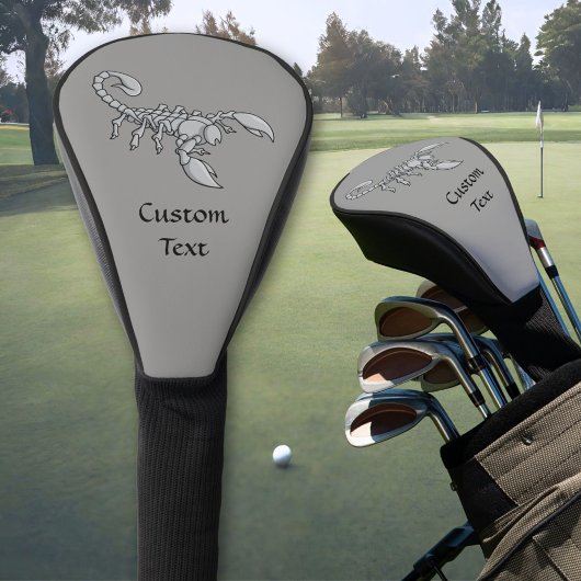 Scorpion-pictogram Golfheadcover