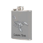 Scorpion-pictogram Heupfles (Links)