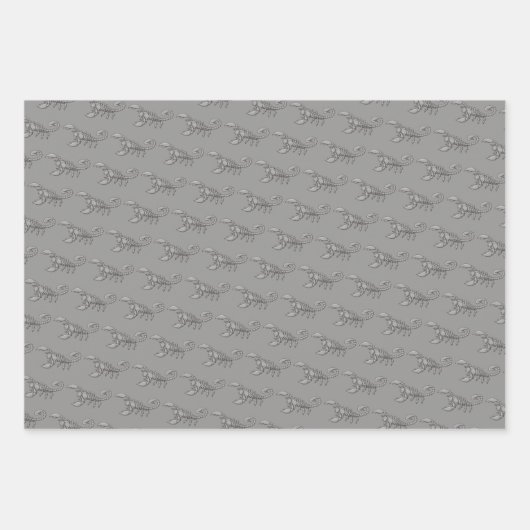 Scorpion-pictogram Inpakpapier Vel (Voorkant)