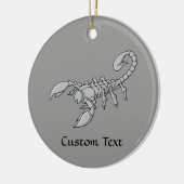 Scorpion-pictogram Keramisch Ornament (Links)