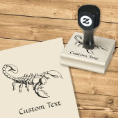 Scorpion-pictogram Rubberstempel