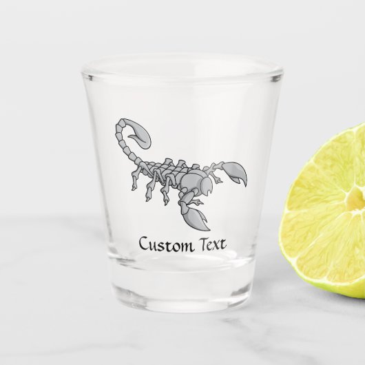 Scorpion-pictogram Shot Glas (Voorkant)