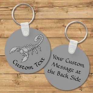Scorpion Pictogram Sleutelhanger