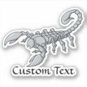 Scorpion-pictogram Sticker (Voorkant)