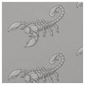 Scorpion-pictogram Stof (Close Up)