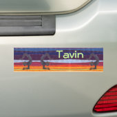 Scorpion Pose - CUSTOM Bumpersticker (Op auto)