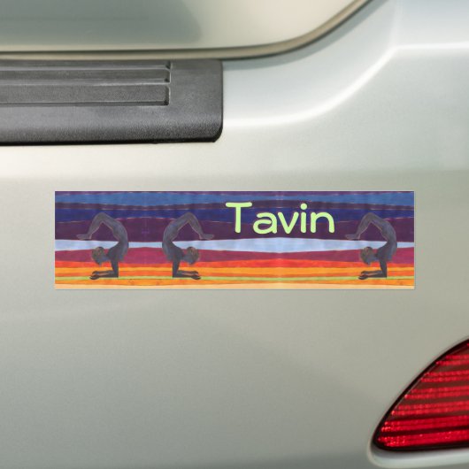 Scorpion Pose - CUSTOM Bumpersticker (Op auto)