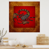 Scorpion Poster (Keuken)
