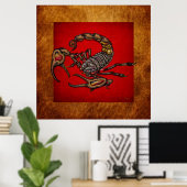 Scorpion Poster (Thuiskantoor)