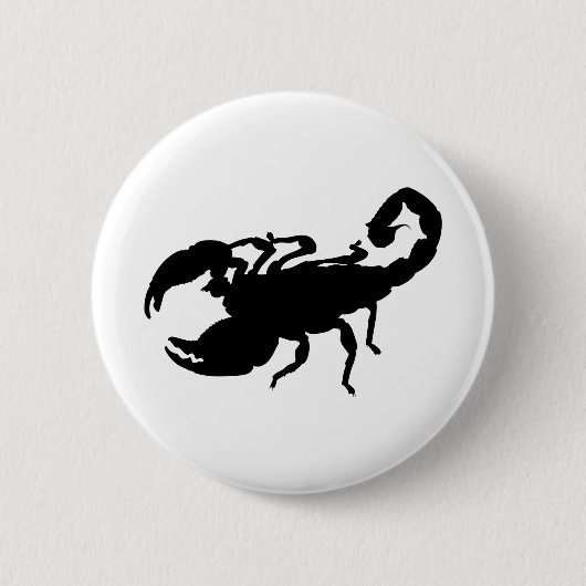 Scorpion Ronde Button 5,7 Cm (Voorkant)
