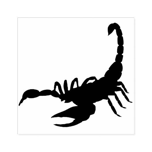 Scorpion Rubber Stamp Rubberstempel (Afrduk)