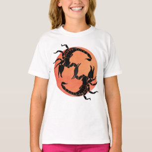 Scorpion Tribal Grafisch Ontwerp T-shirt