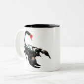 Scorpion Tweekleurige Koffiemok (Voorkant links)