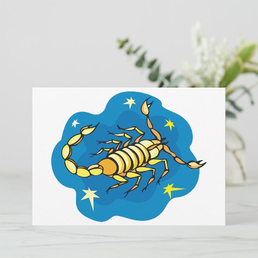 Scorpion uitnodigingen