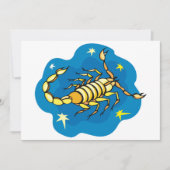 Scorpion uitnodigingen (Voorkant)