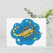 Scorpion uitnodigingen (Staand voorkant)