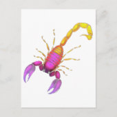 Scorpion Watercolor Briefkaart (Voorkant)