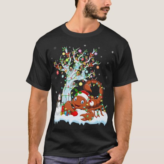 Scorpion Xmas Element Tree Verlichting Scorpion Ch T-shirt (Voorkant)