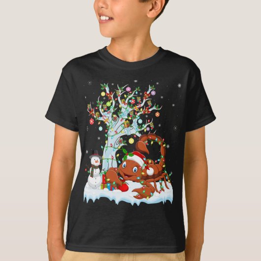 Scorpion Xmas Element Tree Verlichting Scorpion Ch T-shirt (Voorkant)