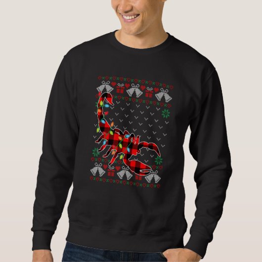 Scorpion Xmas Lights Ugly Christmas Sweater (Voorkant)
