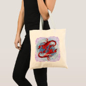 Scorpion Yin Yang boodschappentassen Tote Bag (Voorkant (product))