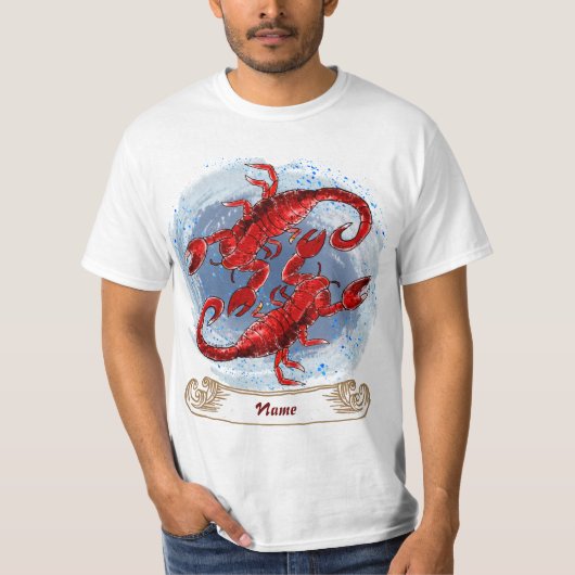 Scorpion Yin Yang T-shirts (Voorkant)