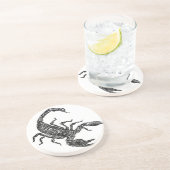 Scorpion Zandsteen Onderzetter (Zijkant)